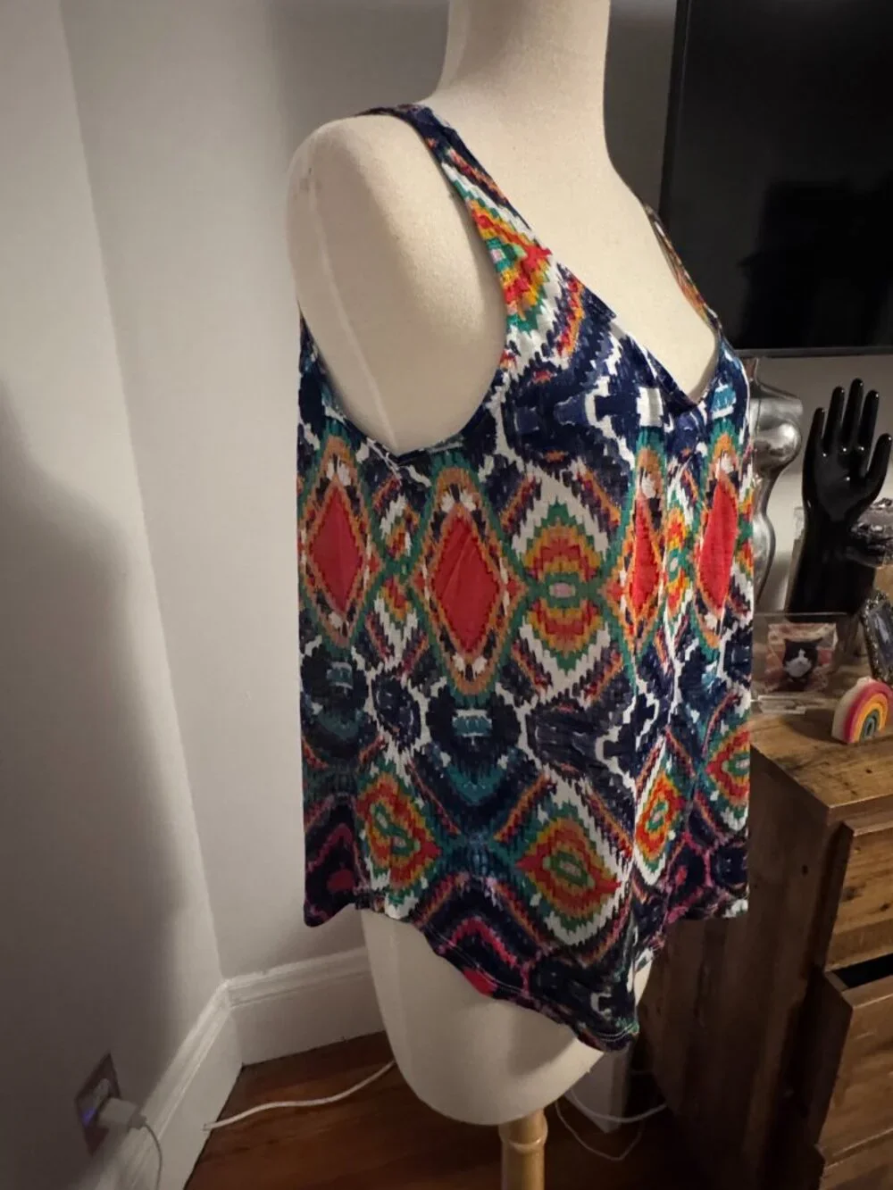 Ella Moss Geometric Tank - Picture 2 of 4